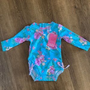 Ruffle Butts One Piece Rash Guard